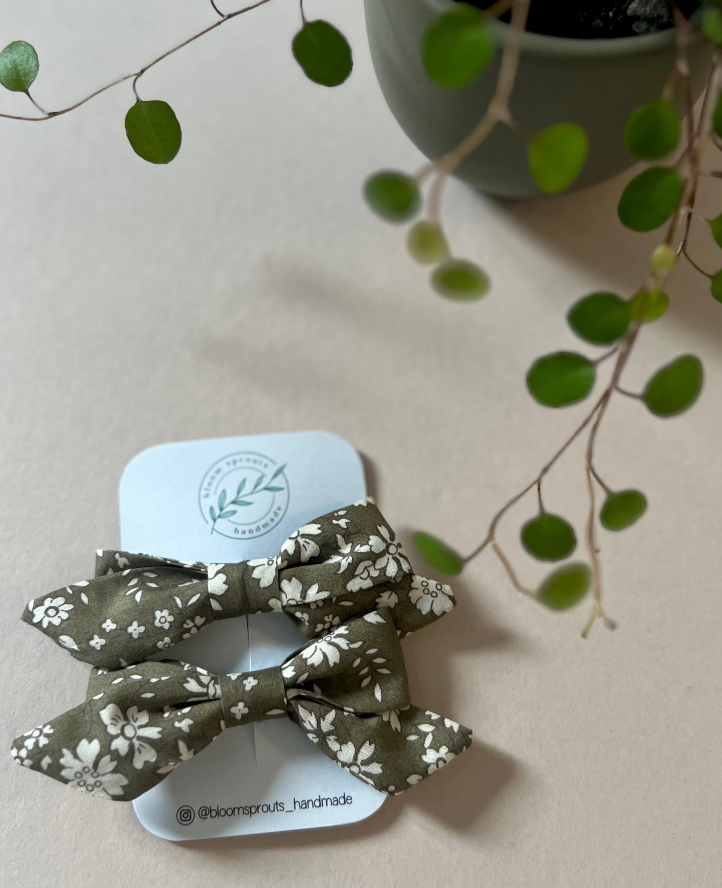 Bow clip set | Liberty fabric prints