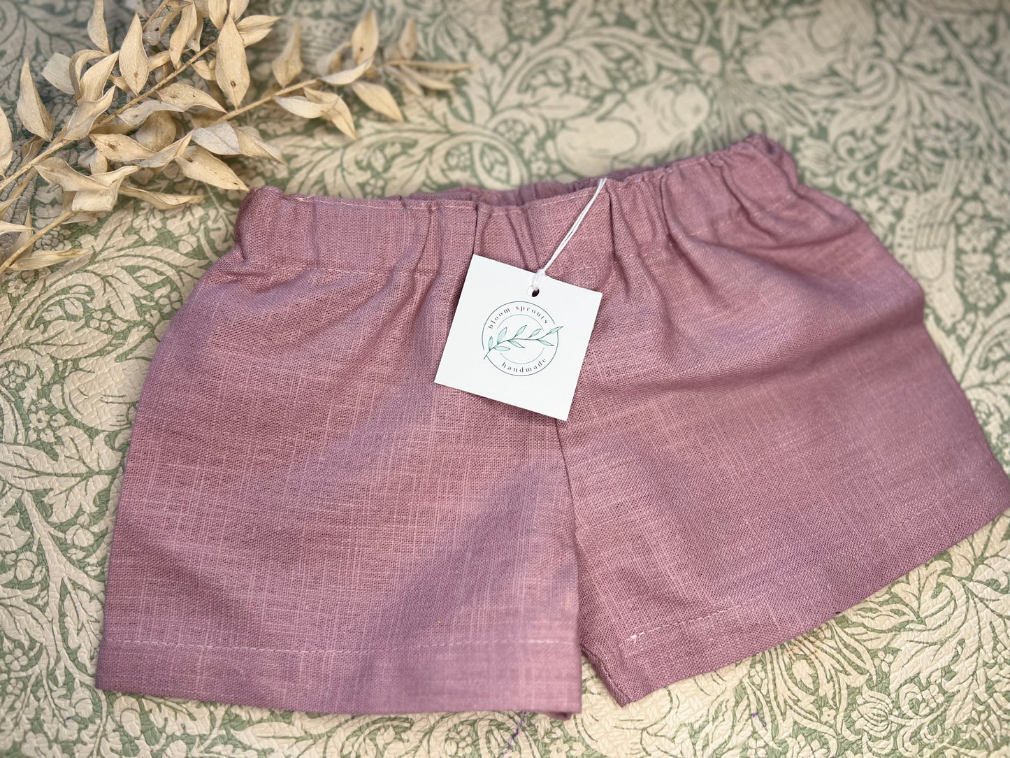 Baby & Children’s Linen shorts| Lightweight Summer Essential