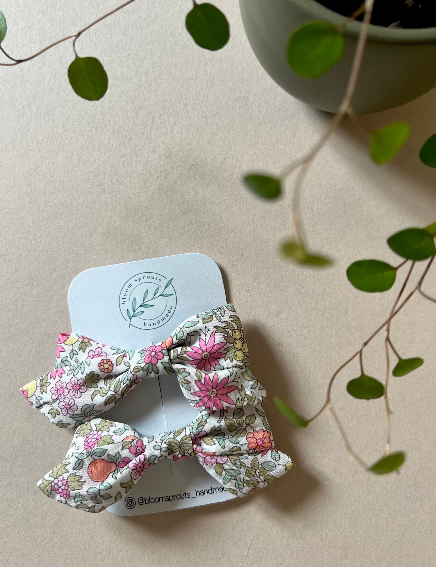 Bow clip set | Liberty fabric prints