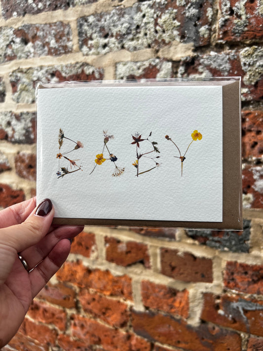 Wilder & Wren - ‘Baby’ greetings card