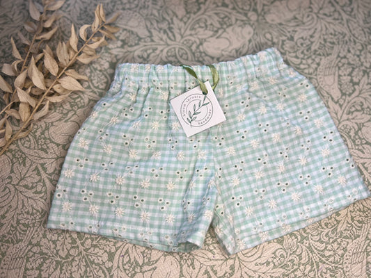 Embroidered cotton Shorts