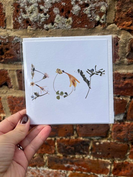 Wilder & Wren - ‘Boy’ greetings card